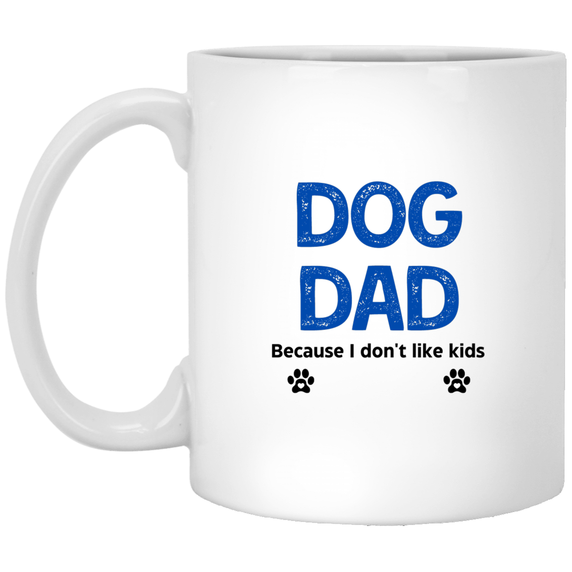 Dog Dad 11 oz. White Mug