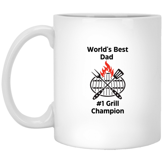 World's Best Dad 11 oz. White Mug