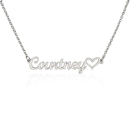 Personalized Heart Name Necklace